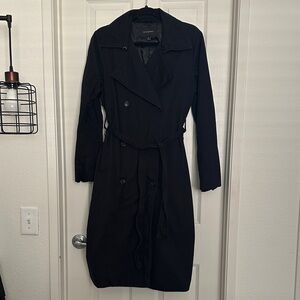 Banana Republic Black Coat with Branded Label